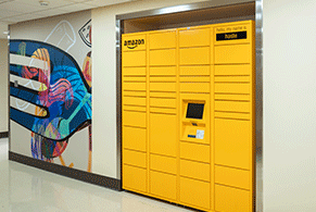 Amazon Locker named "Haste" is located at Children's Medical Center Dallas