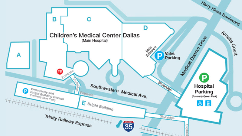 Parking at Children's Medical Center Dallas