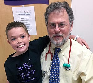 Payton with Dr. Dowling