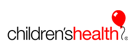 Children's Health Logo with Red Balloon