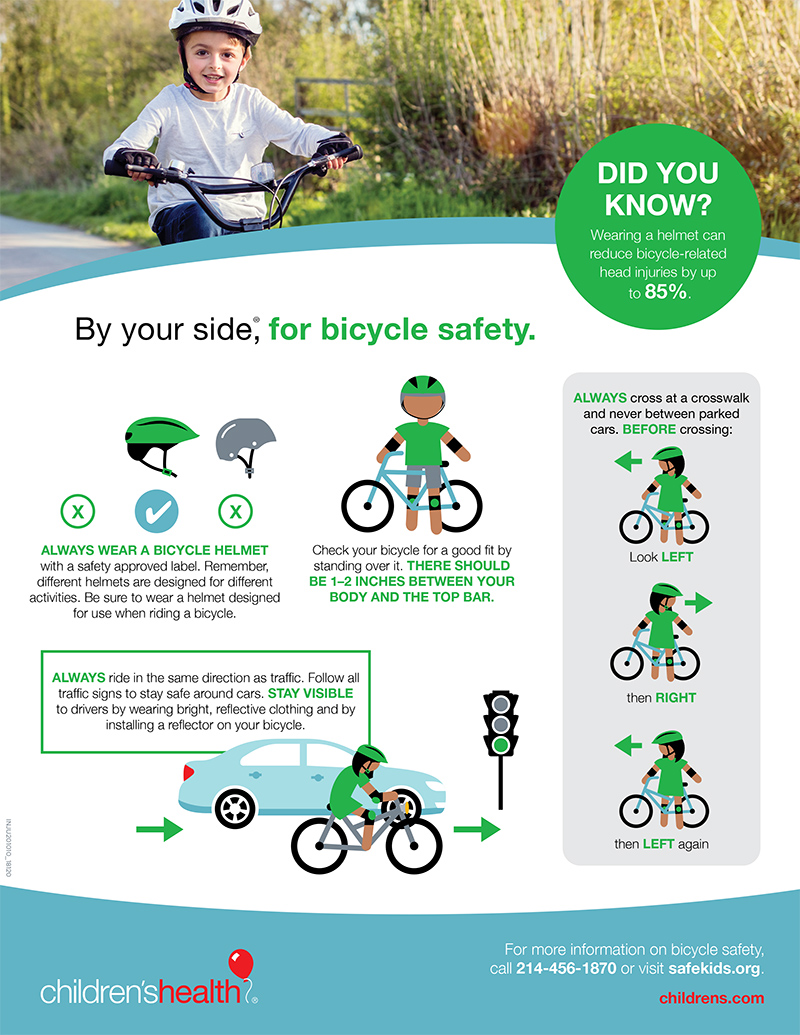Bike Safety for Kids - Bike Tips Infographic Oct2022 800