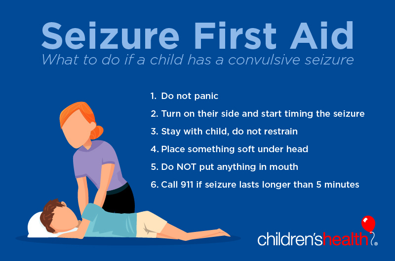 What to do if a child or toddler has a seizure.