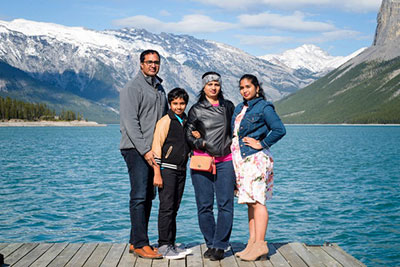 Saikrishna and family