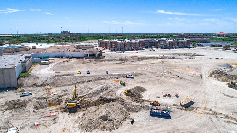 Construction site of joint initiative with UT Southwestern at RedBird development