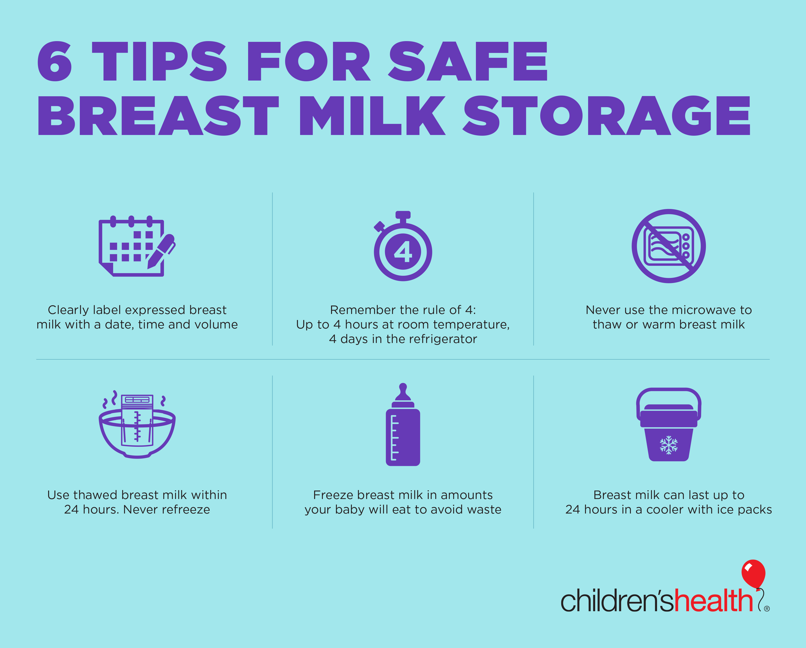 Your Guide To Safely Storing Breast Milk