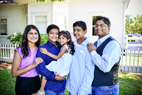 the Chacko family and their boys